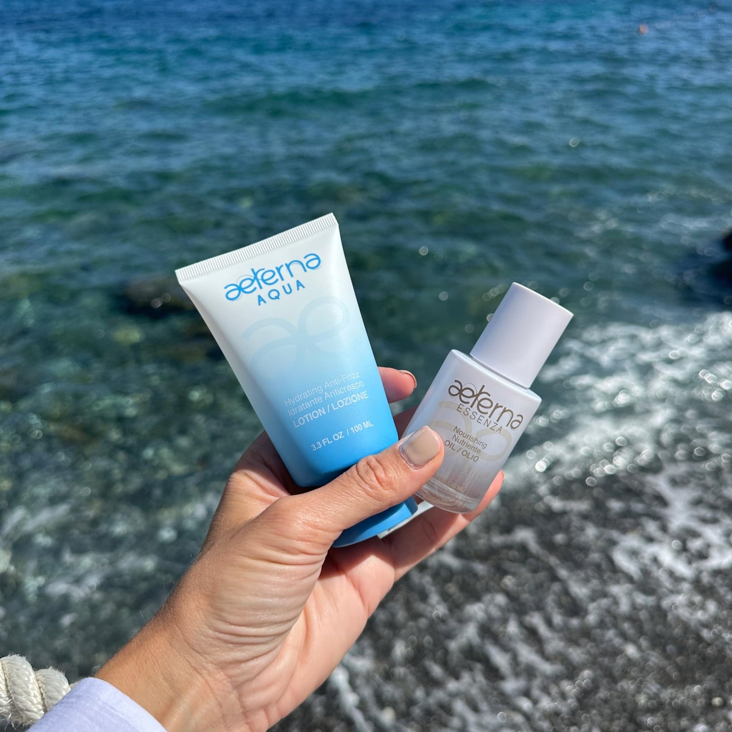 Aeterna ESSENZA, Natural Hair Care Oil, Nourishing Oil, Linseed Oil, For All Hair Types