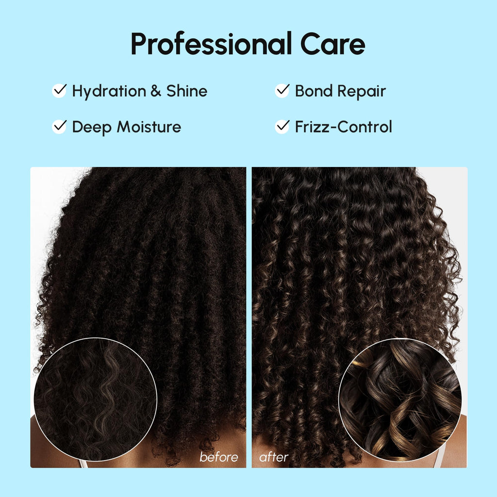 MAREE Hair Serum for Frizzy Dry Hair – Styling Capsules with Keratin, Argan Oil, Vitamins A E B5 – UV & Heat Protectant Frizz Control Serum for Women – Aceite Para el Cabello Treatment