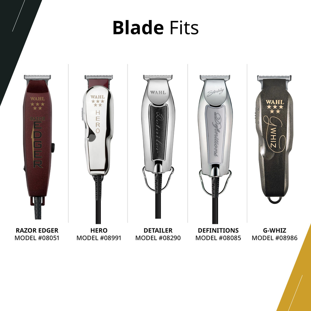 Wahl Professional Adjustable T-Shaped Trimmer Blade, Precision Replacement Blade for Detailer and Hero Trimmers