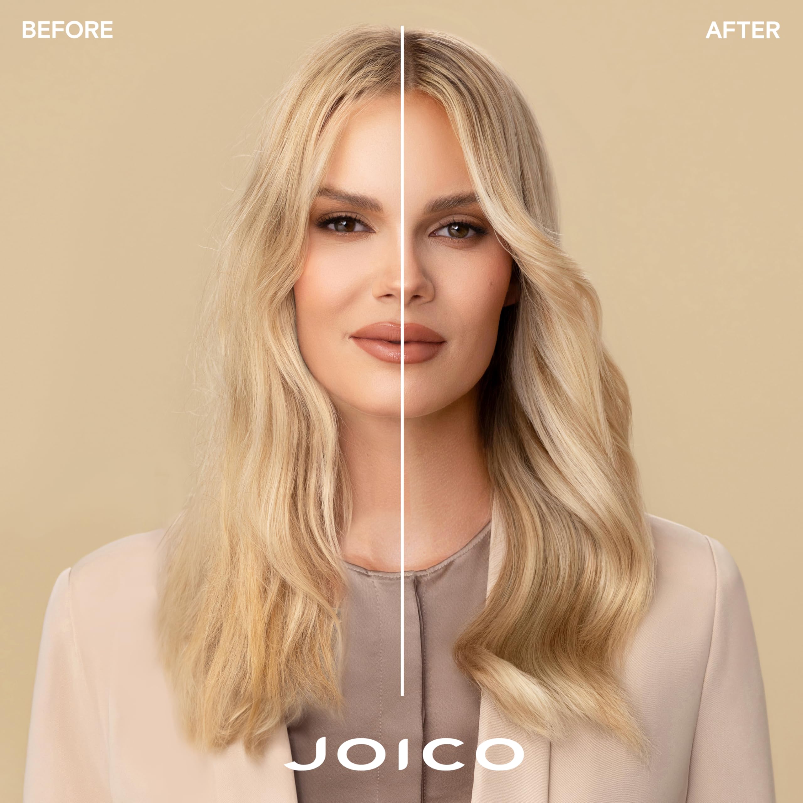 Joico Blonde Life Brightening Conditioner | For Blonde Hair | Illuminate Hydration & Softness | Add Softness & Smoothness | Sulfate Free | With Monoi & Tamanu Oil | 33.8 Fl Oz