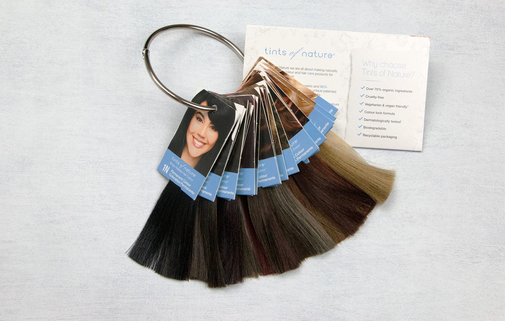 Light Gray Tints of Nature 5R Rich Copper Brown Permanent Hair Dye, Nourishes Hair and Covers Greys, Ammonia-Free, 4.4 fl oz
