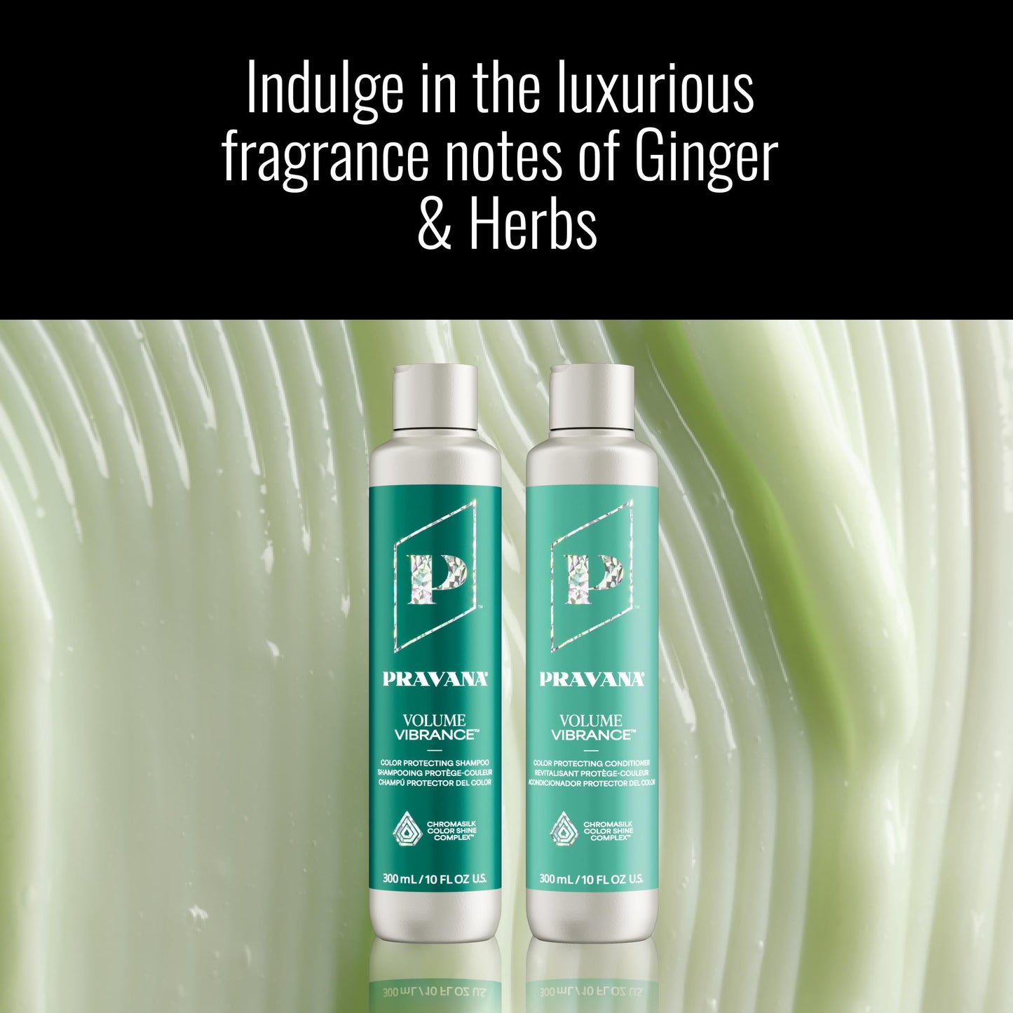 Pravana Volume Vibrance Conditioner | Adds Lightweight Volume, Lift & Fullness | For Fine, Color Treated Hair | Strengthens & Reduces Breakage | Chromasilk Enhances Shine & Protection | 10 Fl Oz