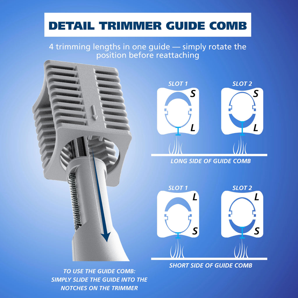 Wahl DualTech® Battery-Powered Hair Trimmer, Face Trimmer for Women