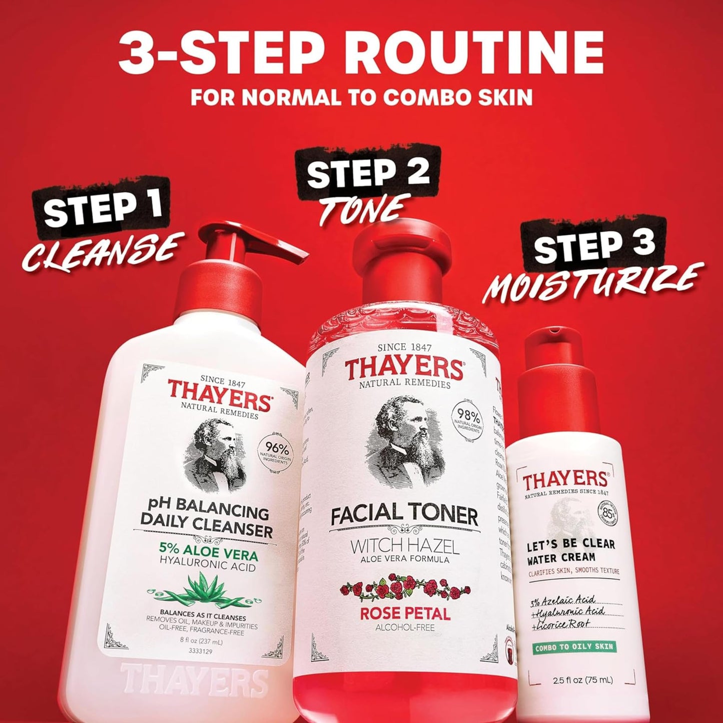 Thayers Alcohol-Free Rose Petal Witch Hazel Facial Toner, Soothing and Hydrating, for All Skin Types, Including Sensitive, Alcohol Free, VALUE Duo Pack (2 x 355mL)