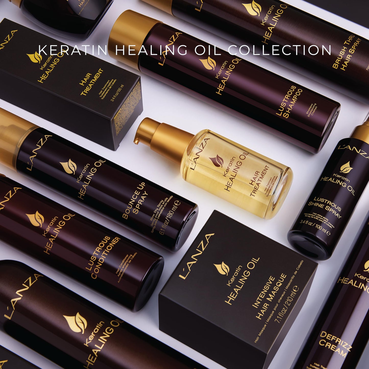 L'ANZA Keratin Healing Hair Oil Treatment, Keratin Hair Treatment, Hair Oil For Damaged Hair, Revives & Nourishes, Sulfate Free Healing Oil for Hair with Phyto IV Complex, Cruelty Free Hair Care