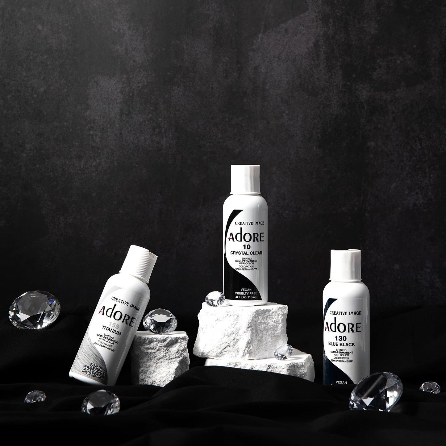 Adore Semi Permanent Hair Color - Vegan and Cruelty-Free Hair Dye - 4 Fl Oz - 150 Platinum (Pack of 1)