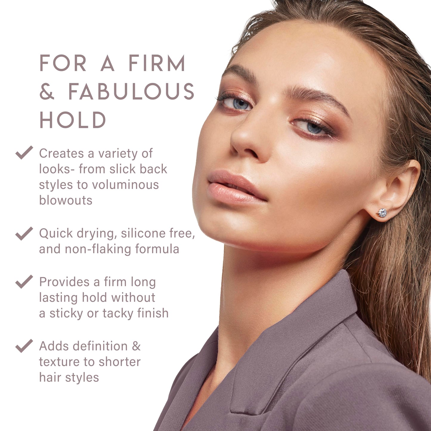 Aluram Strong Hold Gel, Silicone-Free Hair Styling Gel, Infused with Linseed Oil and Aloe Vera for Moisture and Shine, 8 Oz