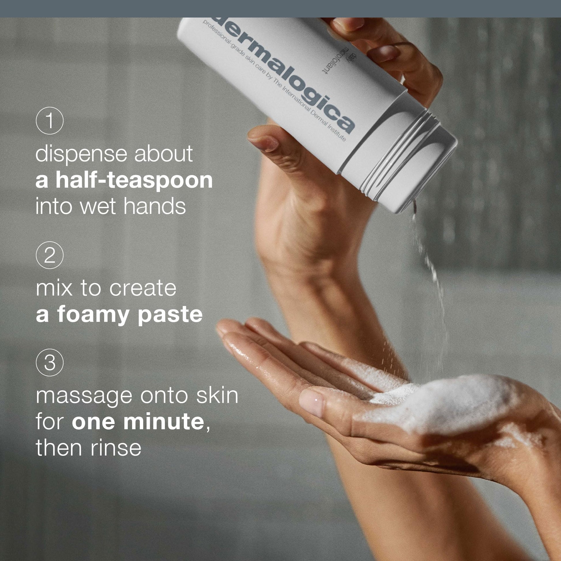 Light Slate Gray Dermalogica Daily Microfoliant, Face Exfoliator Scrub Powder with Salicylic Acid and Papaya Enzyme, Achieve Brighter, Smoother Skin Daily, 0.45 oz