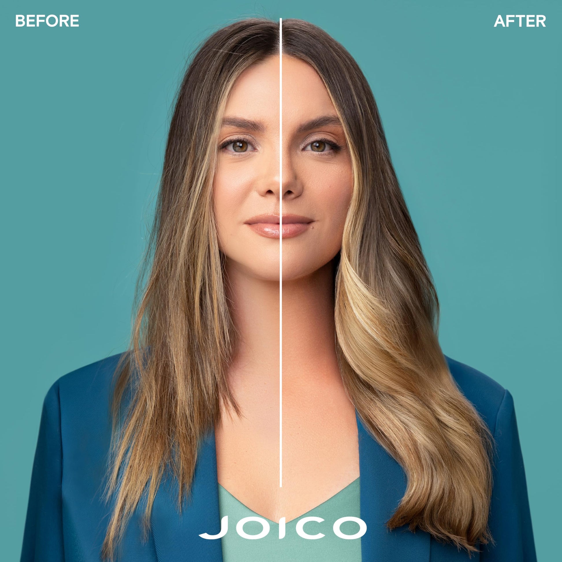 Cadet Blue Joico JoiWhip Firm Hold Designing Foam | For Most Hair Types | Add Volume & Body | Boost Shine | Control Frizz & Flyaways | Heat, Humidity, & Pollution Protection | Silicone & Paraben Free | 300mL