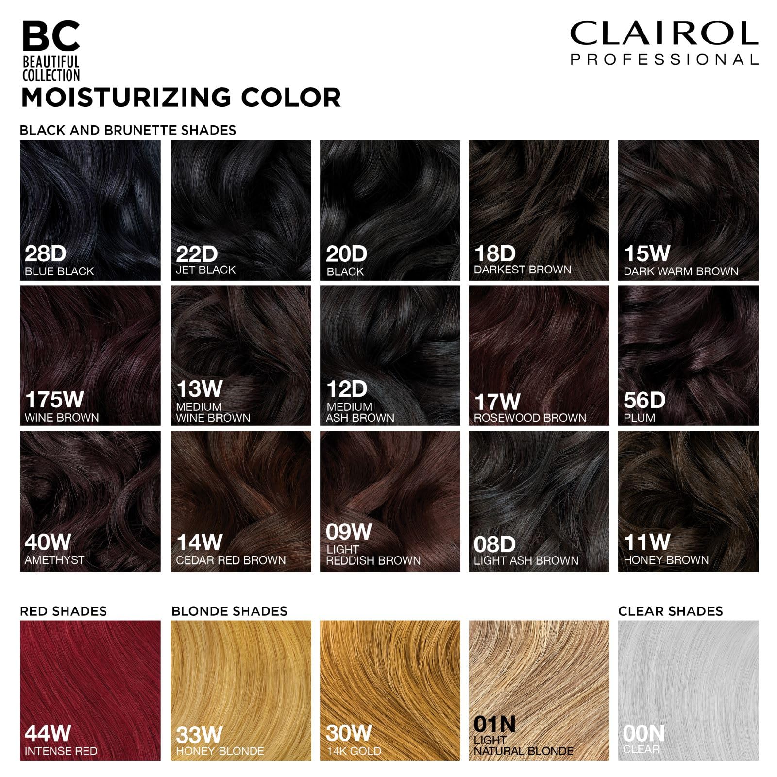 White Smoke Clairol Professional Beautiful Collection Hair Color, 00N Clear, 3 Fl Oz - Packaging May Vary
