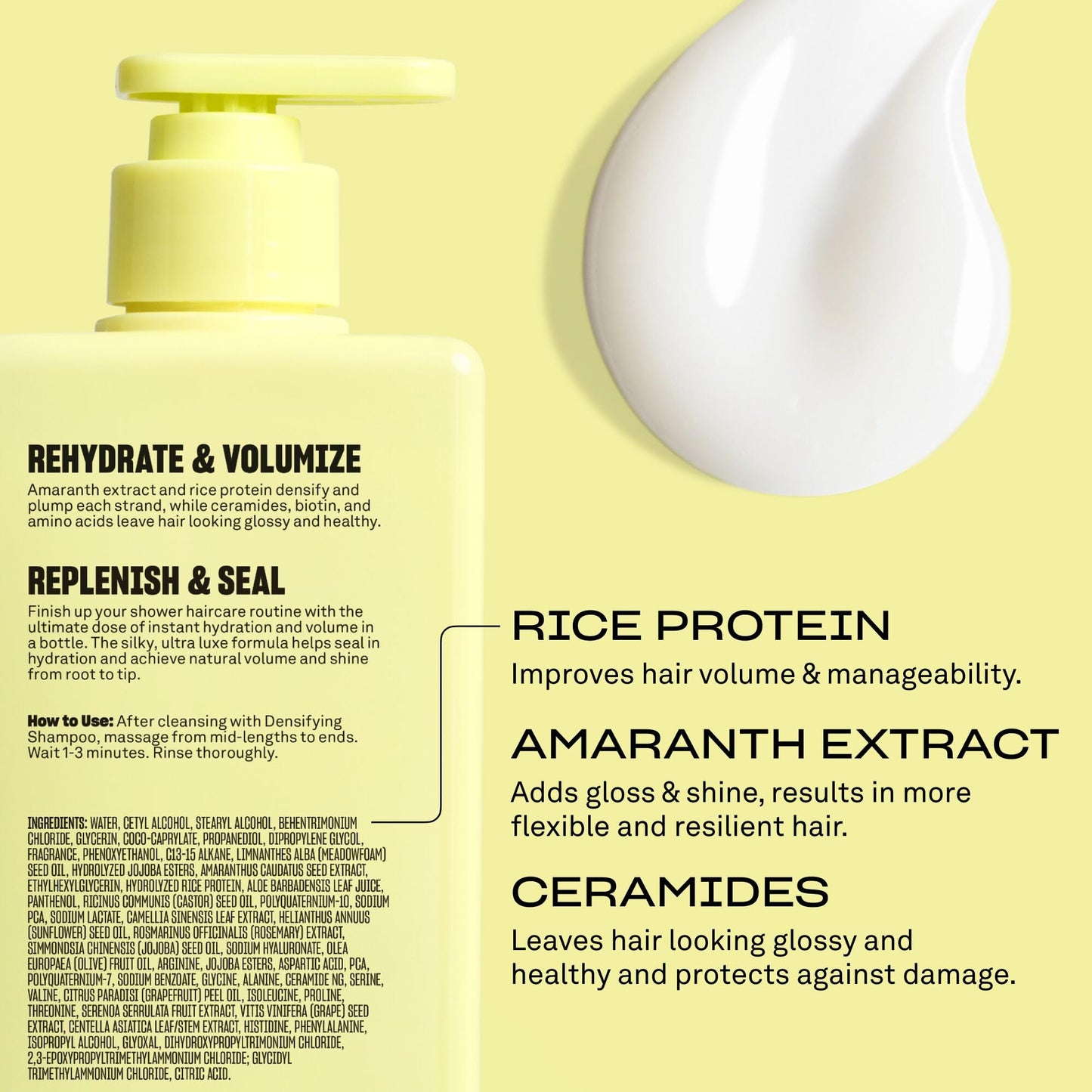 BABE ORIGINAL Locks Densifying Hair Conditioner, Thinning Hair Solution, Promotes Thickness and Prevents Hair Loss, for Fuller, Thicker Hair, Cruelty Free, 13.5 fl oz