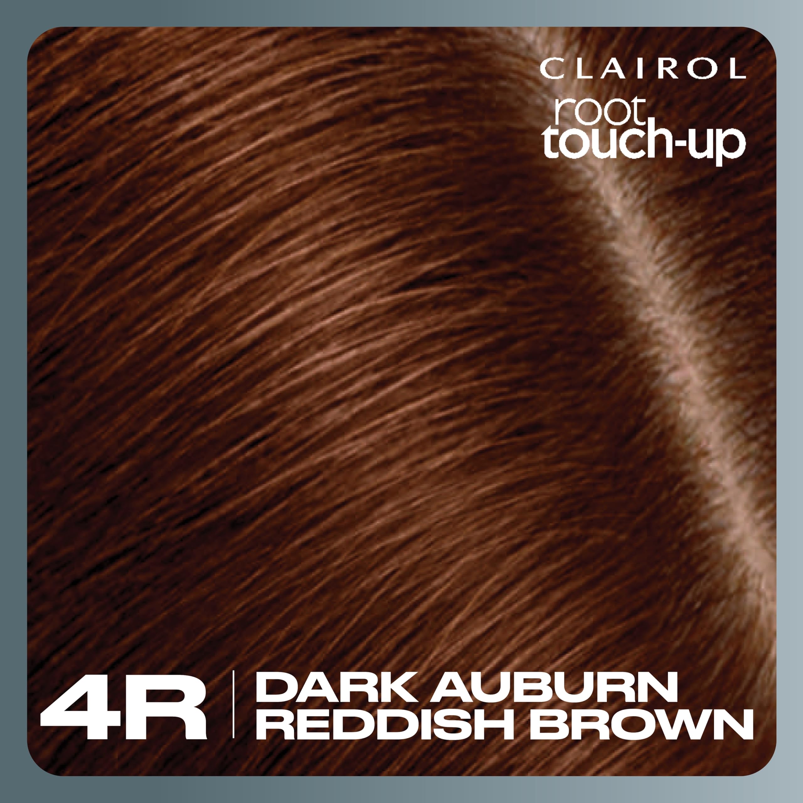 Clairol Root Touch-Up by Nice'n Easy Permanent Hair Dye, 4R Dark Auburn/Reddish Brown Hair Color| 100% Gray Coverage | Easy Brush Application | Matches Professional Salon Shades | Pack of 2