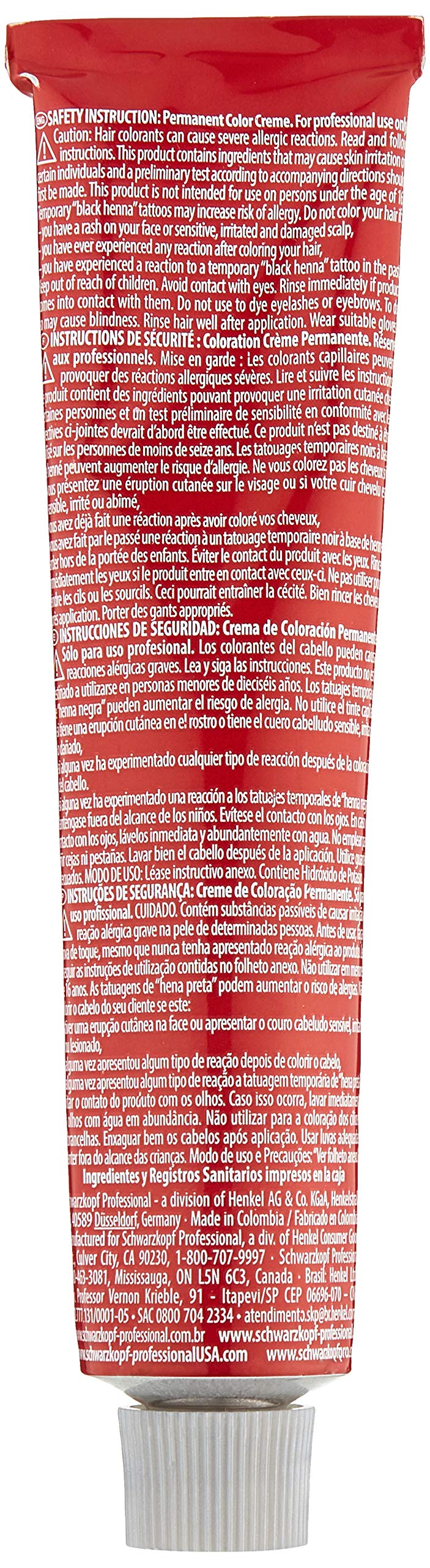 施华蔻 Igora Royal 7-0 中金色永久染发剂 2.1 盎司（60 克）施华蔻专业染发剂