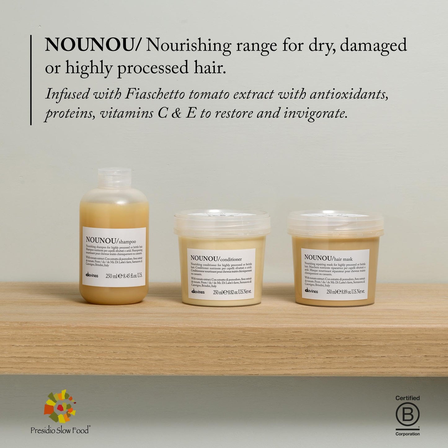 Gray Davines Nounou Hair Mask, 8.87 Fl Oz (Pack of 1)