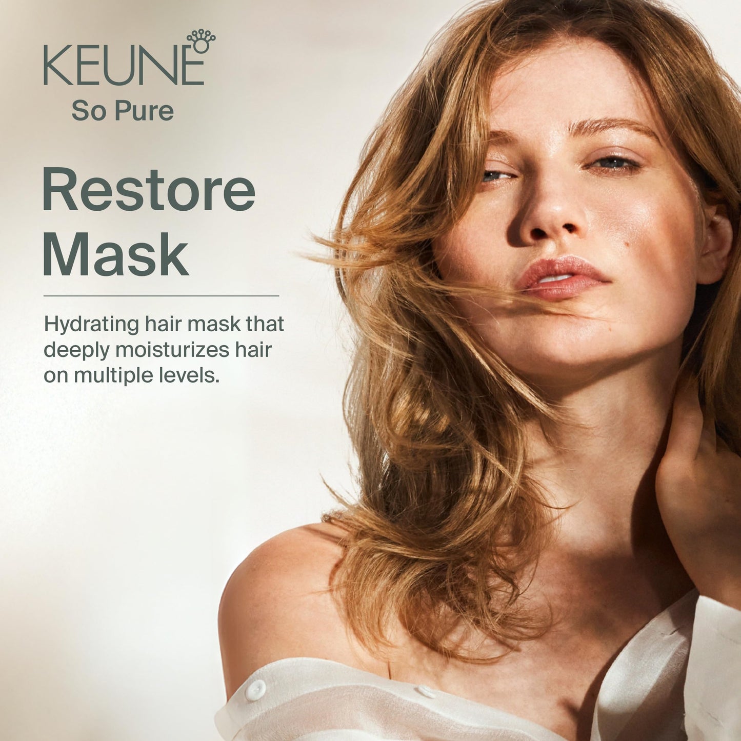 Seashell Keune SoPureRestore Mask 300ml - maschera nutriente capelli danneggiati
