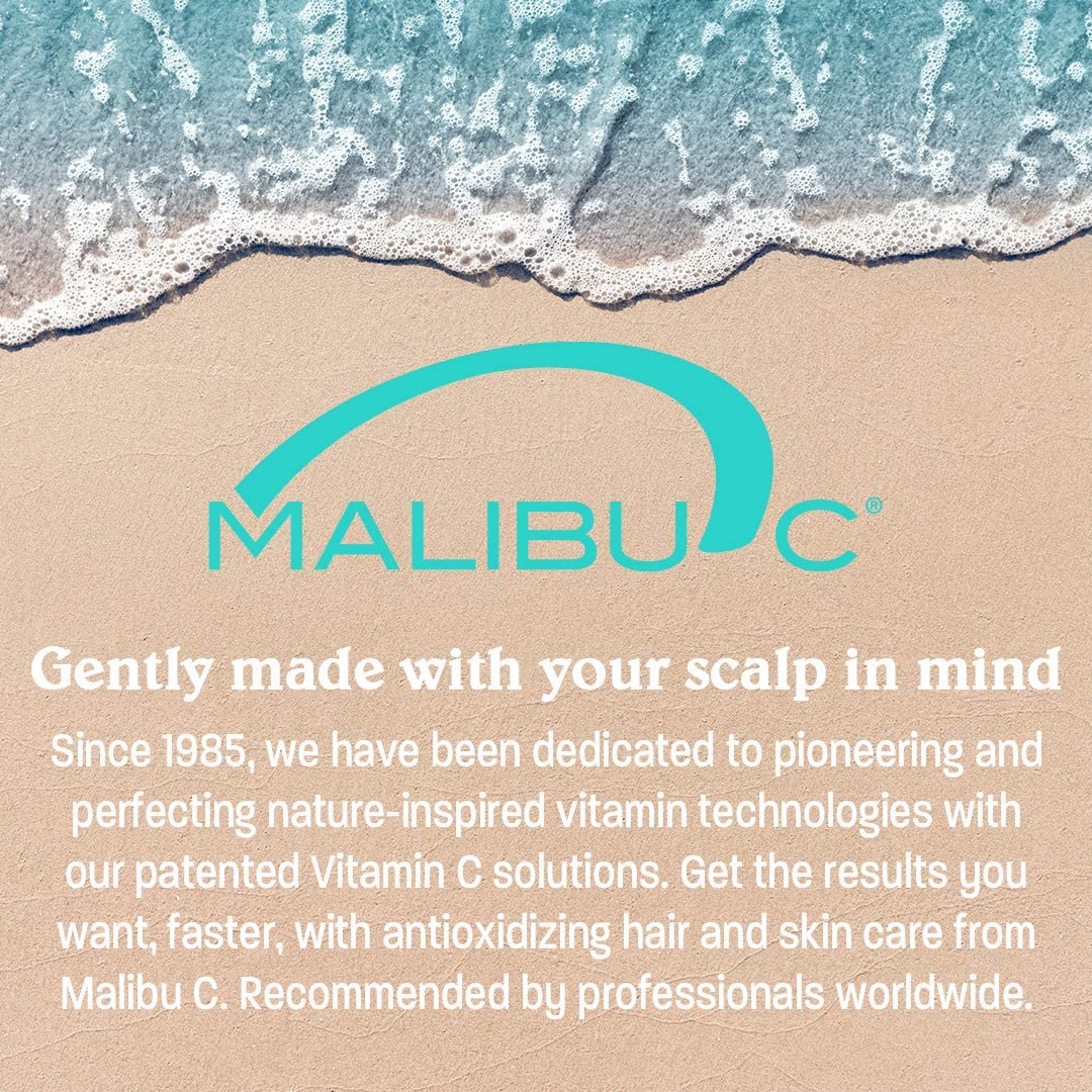 Malibu C Swimmers Wellness Clarifying Shampoo for Chlorine & Hair Build Up - Adults & Kids Swim Shampoo to Help Protect Against Pool Element Damage, Retain Moisture, Restore Shine & Texture (33.8oz)