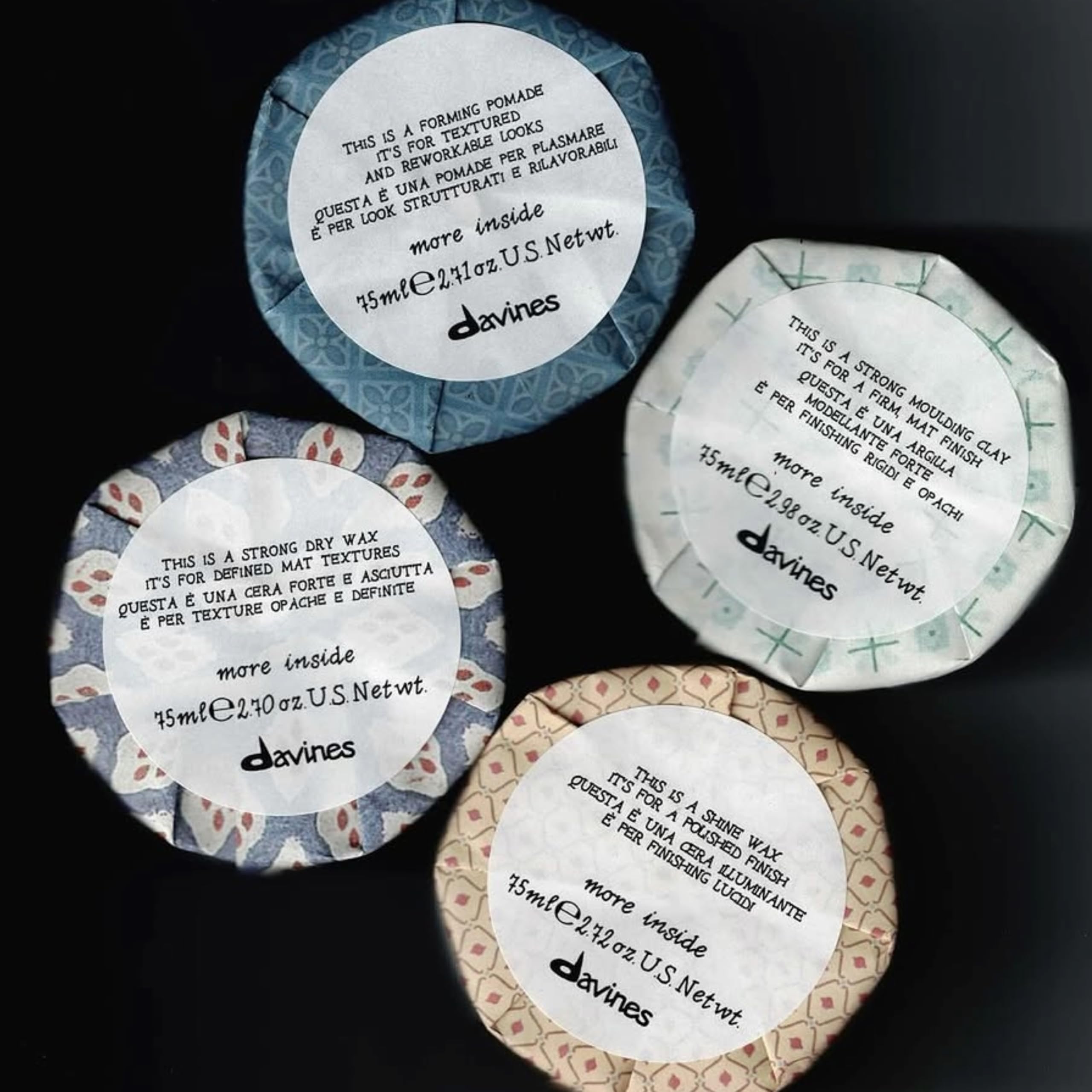 Davines This Is A Shine Wax, Light Hold High Shine & Polish - Creamy Wax for Glossy Finish - Workable Texture for Sleek Styles, 2.54 Fl Oz