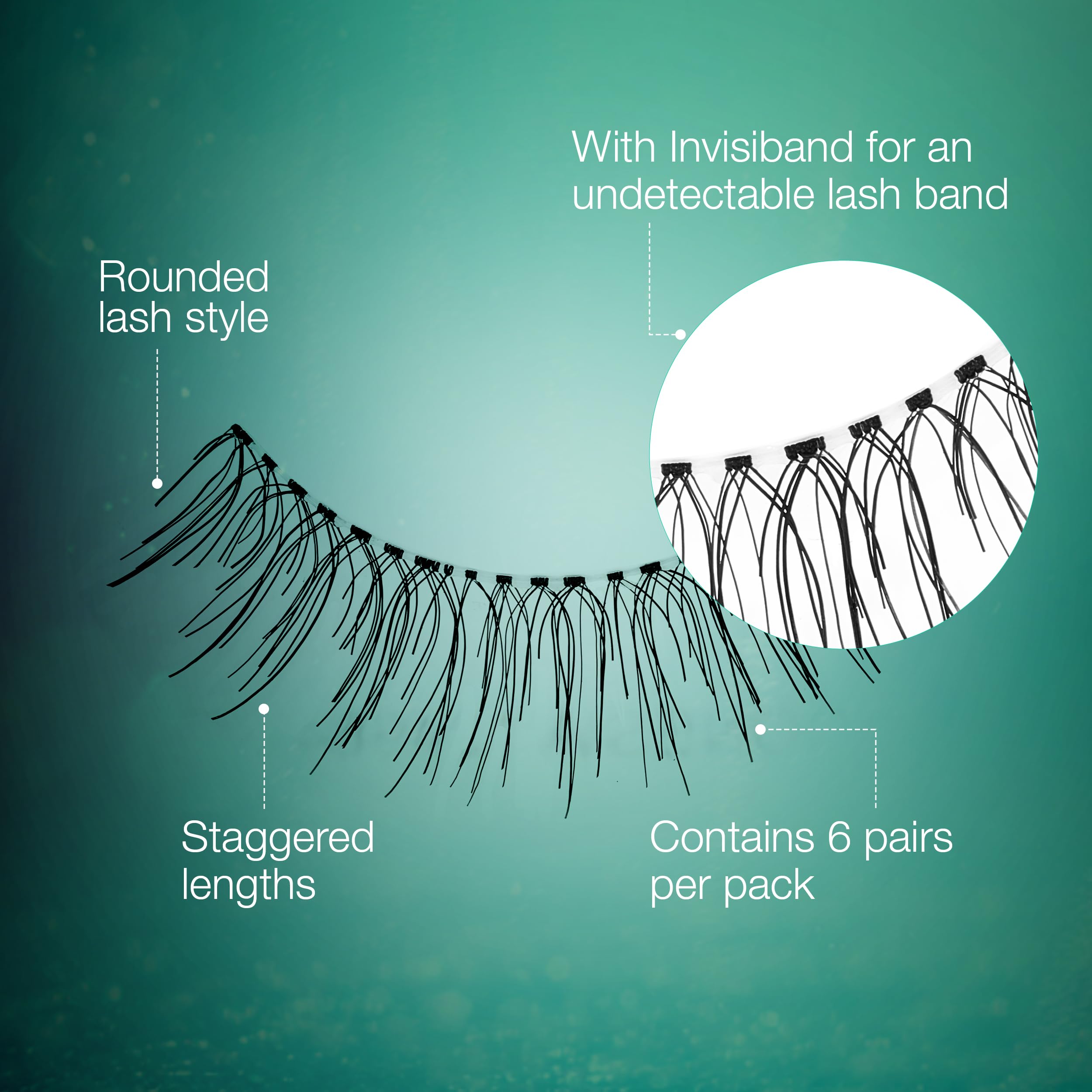Ardell False Eyelashes Natural 110 Black, 1 Pack (5 Pairs Per Pack)