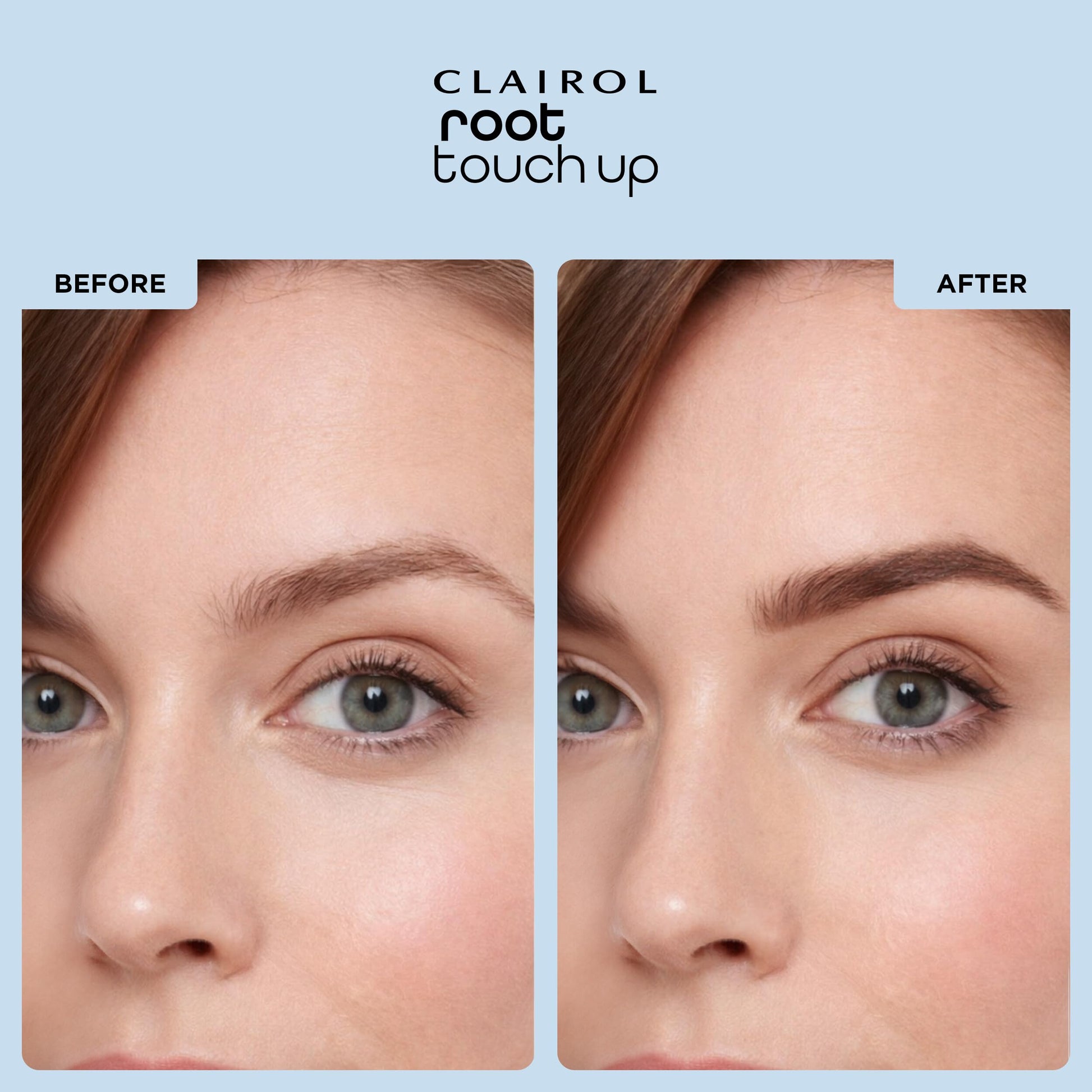 Light Pink Clairol Root Touch-Up Temporary Concealing Powder, Light Brown Hair Color | Ammonia Free | Instantly Cover Roots + Define Eyebrows | On-the-Go Compact with Mirror and Application Brush | Pack of 1