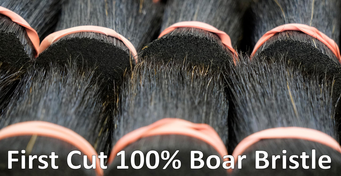 Brosse classique allemande en poils de sanglier depuis 1869 - Soigne les cheveux, améliore la texture et exfolie le cuir chevelu