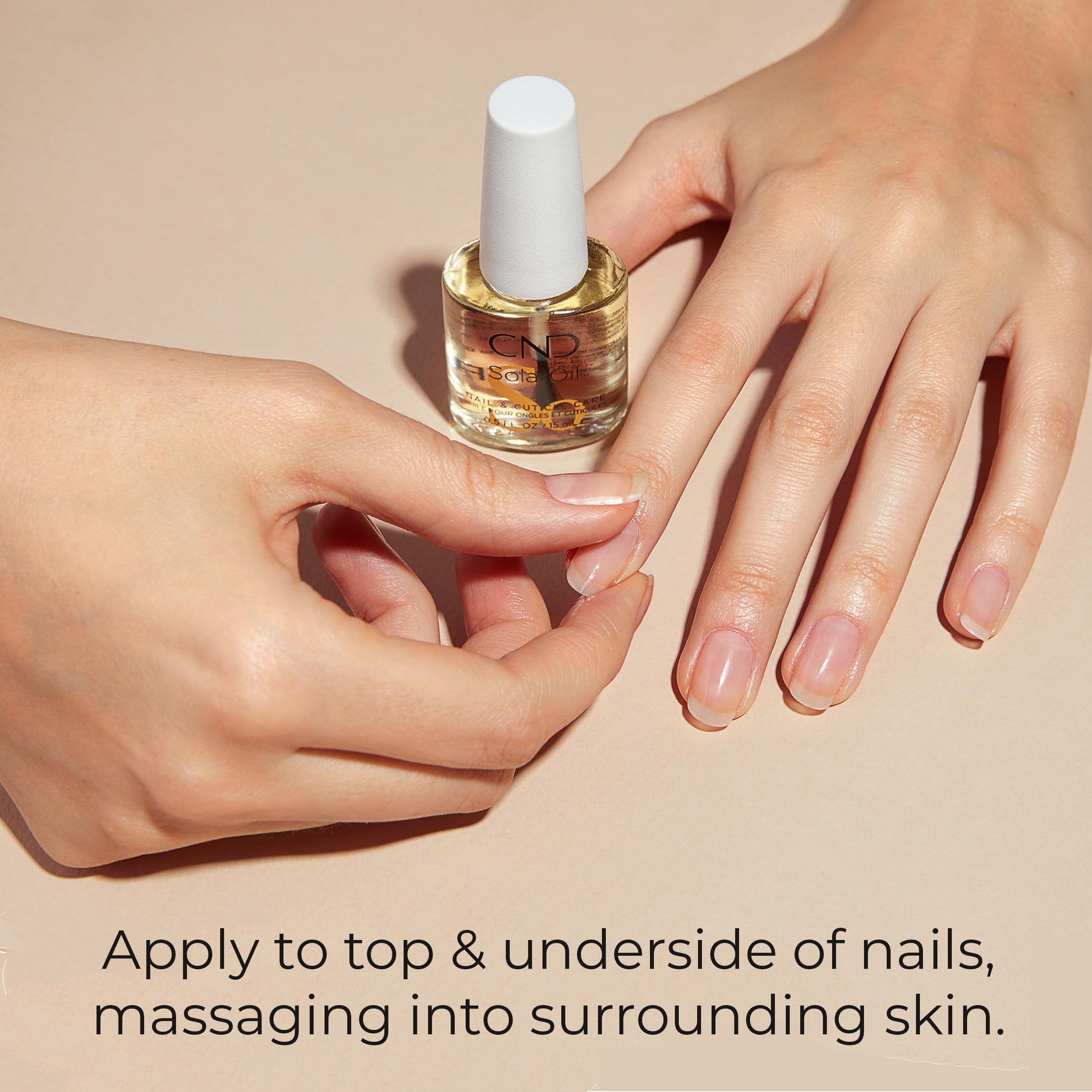 Gray CND SolarOil Cuticle Oil, Natural Blend Of Jojoba, Vitamin E, Rice Bran and Sweet Almond Oils, Moisturizes and Conditions Skin, 4 fl oz