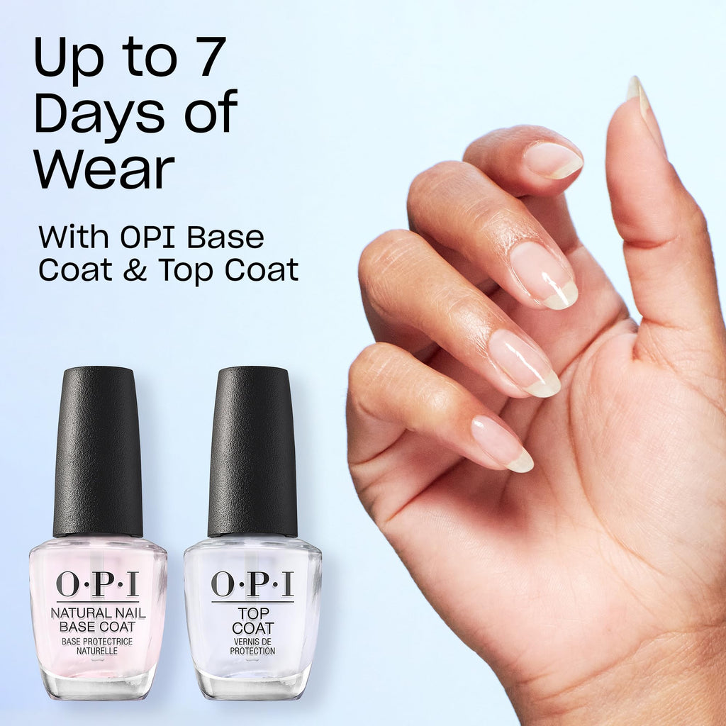 OPI Nail Lacquer Pompeii Purple | Opaque Bright Purple Pearl Chip Resistant Nail Polish | Fast Drying, Streak Free
