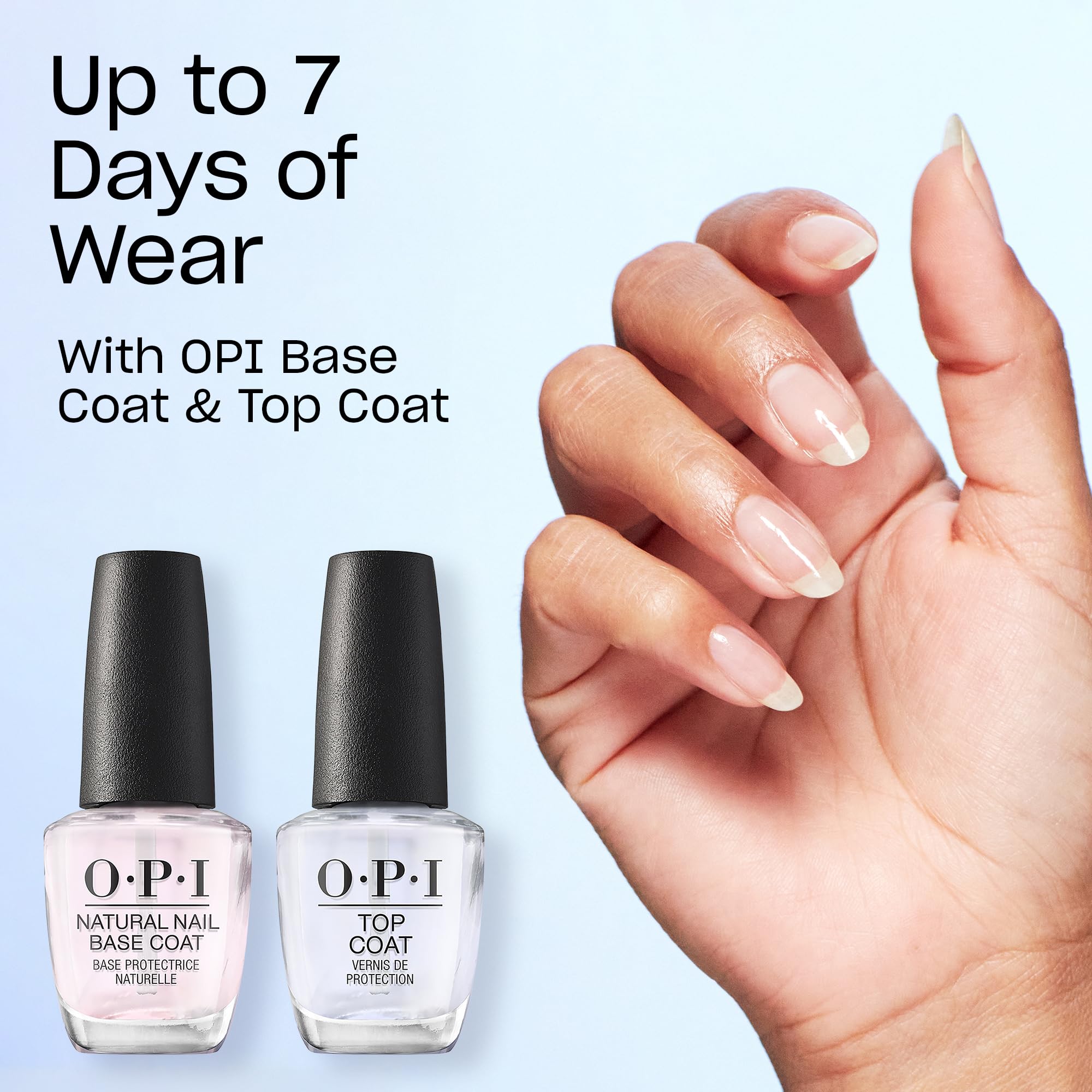 OPI Nail Lacquer Pompeii Purple | Opaque Bright Purple Pearl Chip Resistant Nail Polish | Fast Drying, Streak Free