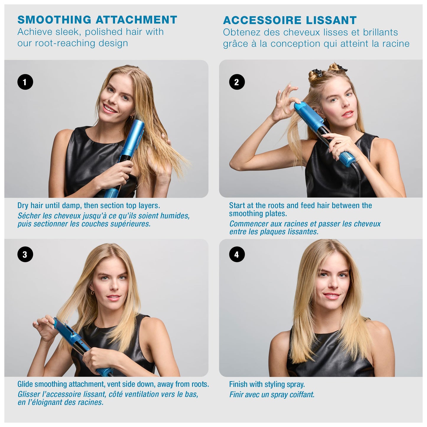 BaBylissPRO Nano Titanium Style/Switch Ionic 5 in 1 Multi-Styler & Hair Blow Dryer Attachments Include-Dryer, Paddle Brush, 1-3/4" Round Brush, Diffuser & Smoothing Attachment, Cold Shot, Hot Air Styler, Dual Voltage