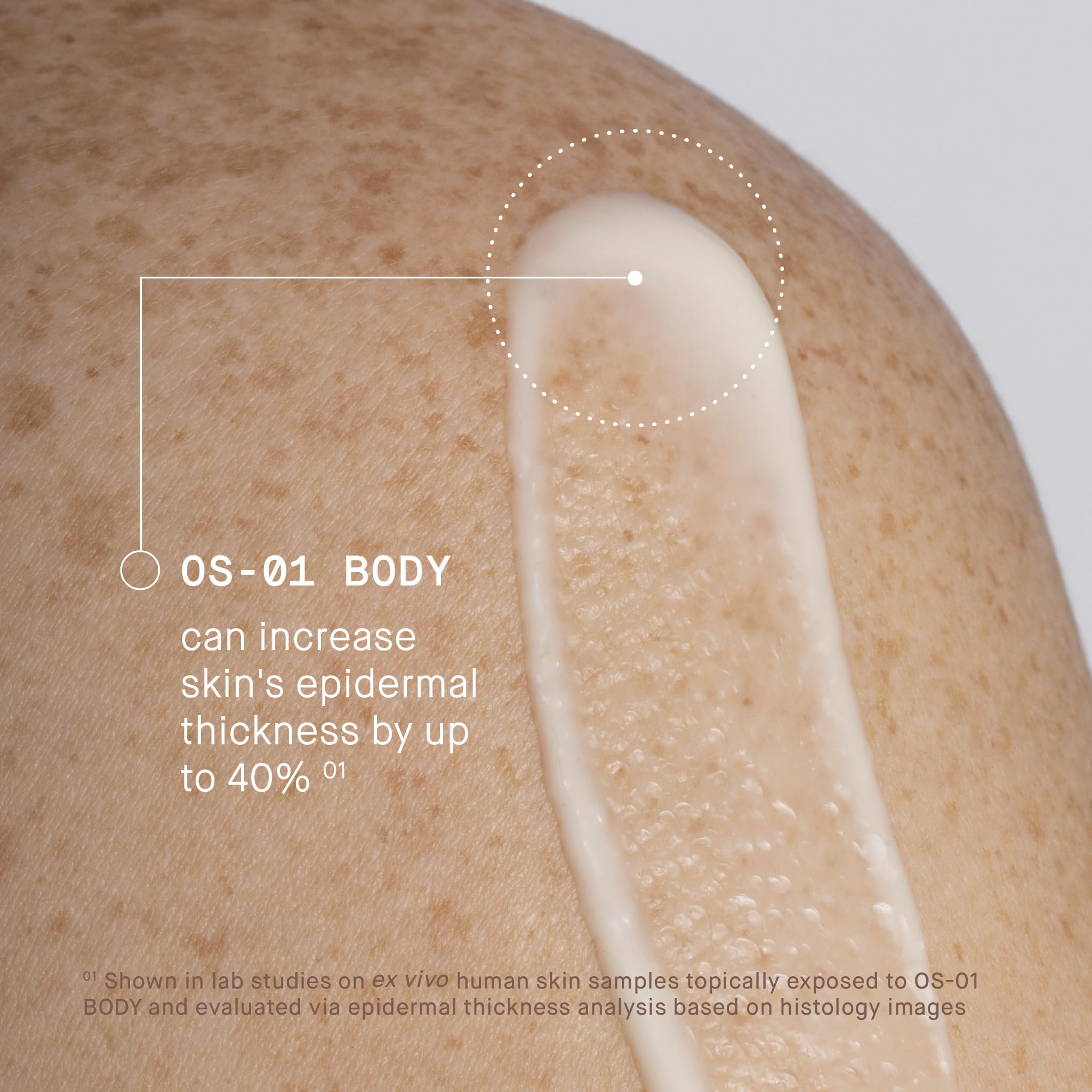 oneskin BODY OS-01 Peptide Topical Supplement & Skin Longevity Age Reversal Moisturizer | Safe for Sensitive Skin, Fragrance-Free, 250 mL / 8.45 oz