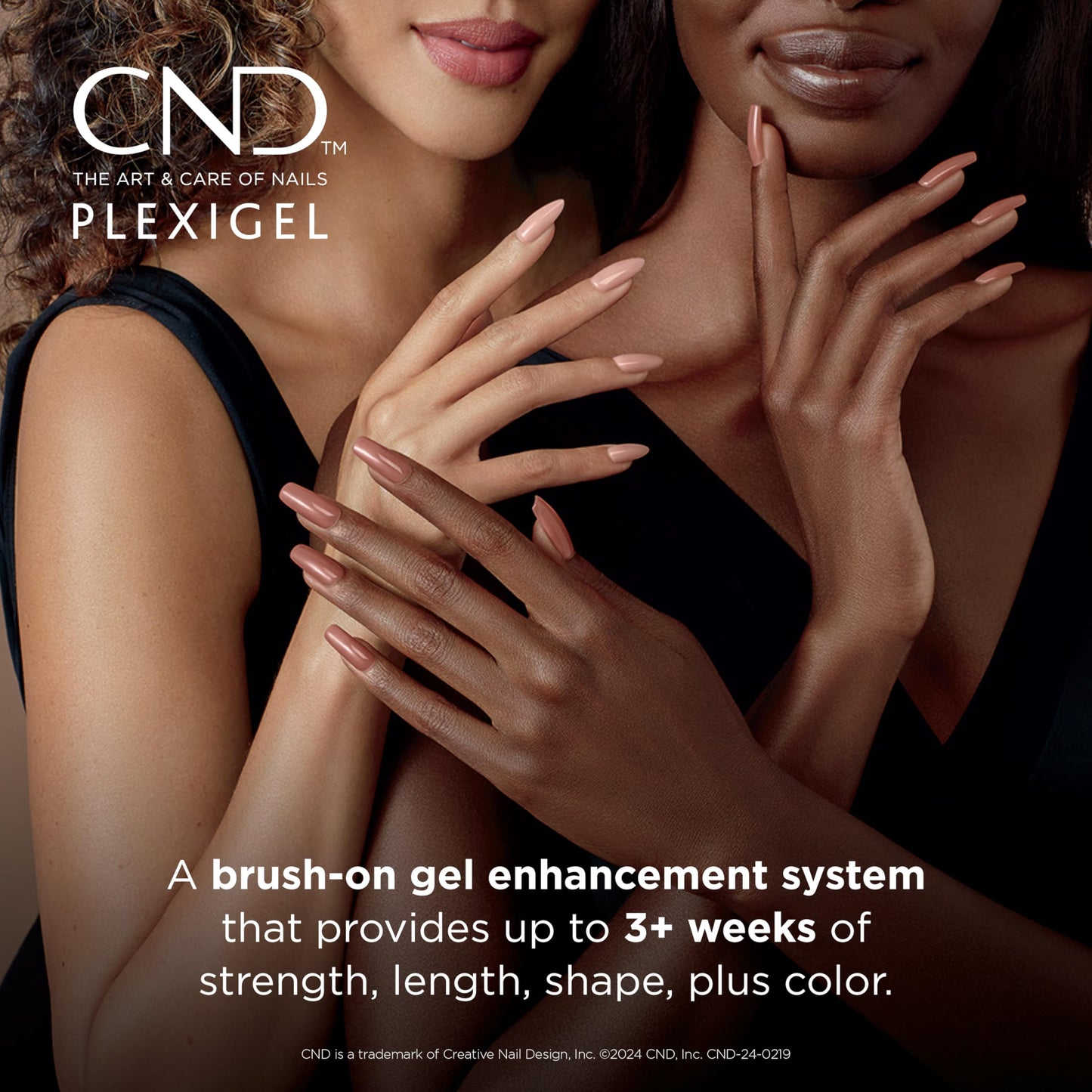 Black CND Plexigel Shaper, 0.5 fl oz.