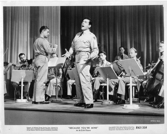 Mario Lanza Because You're Mine original 8x10 photo H4207