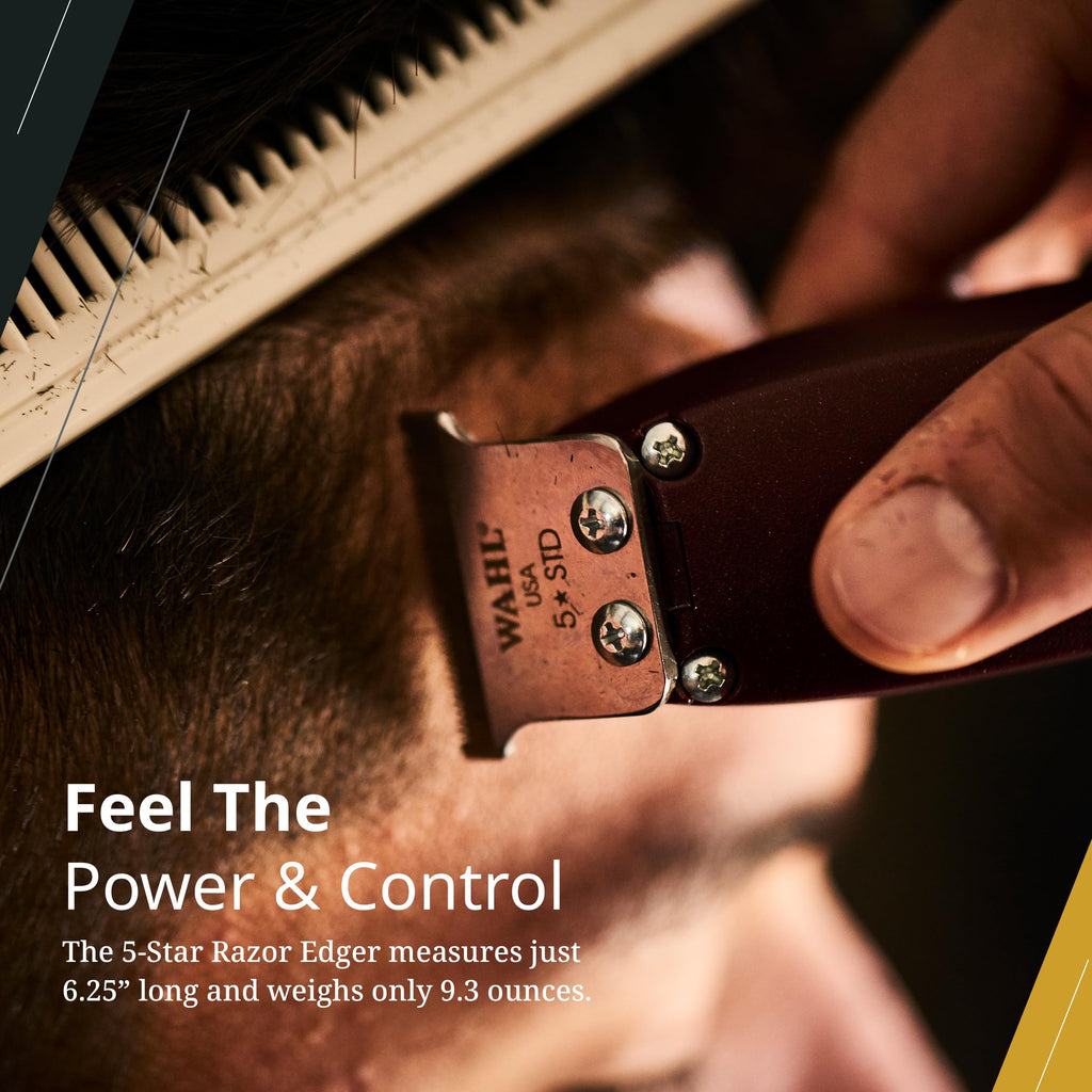Wahl Professional Razor Edger 5-Star Corded Barber Trimmer Zero Gap T Blade