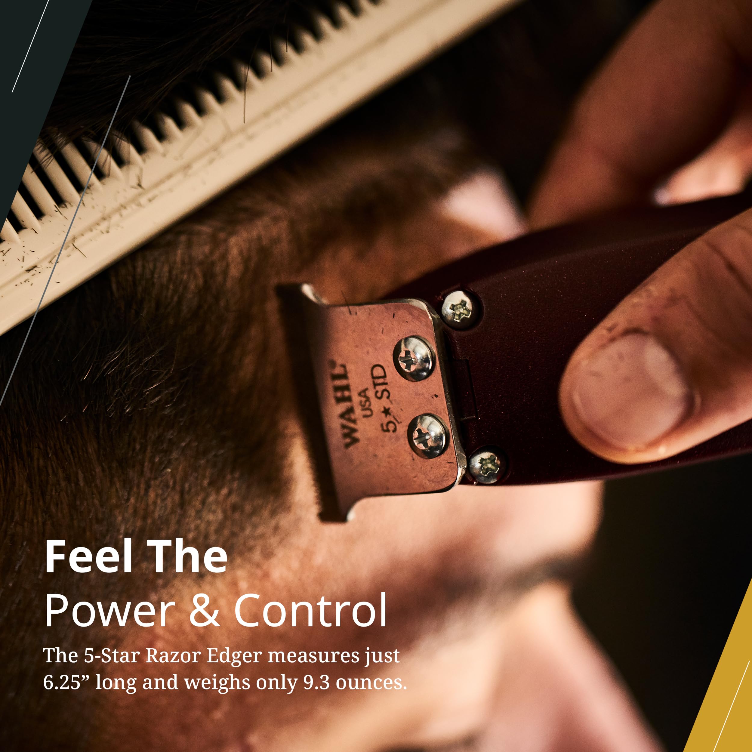 Wahl Professional Razor Edger 5-Star Corded Barber Trimmer Zero Gap T Blade