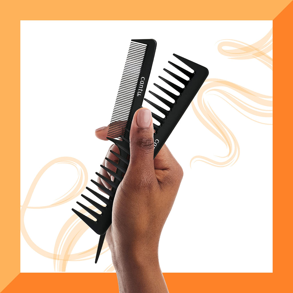Cantu Style Carbon Fibre Combs (Packaging may vary)