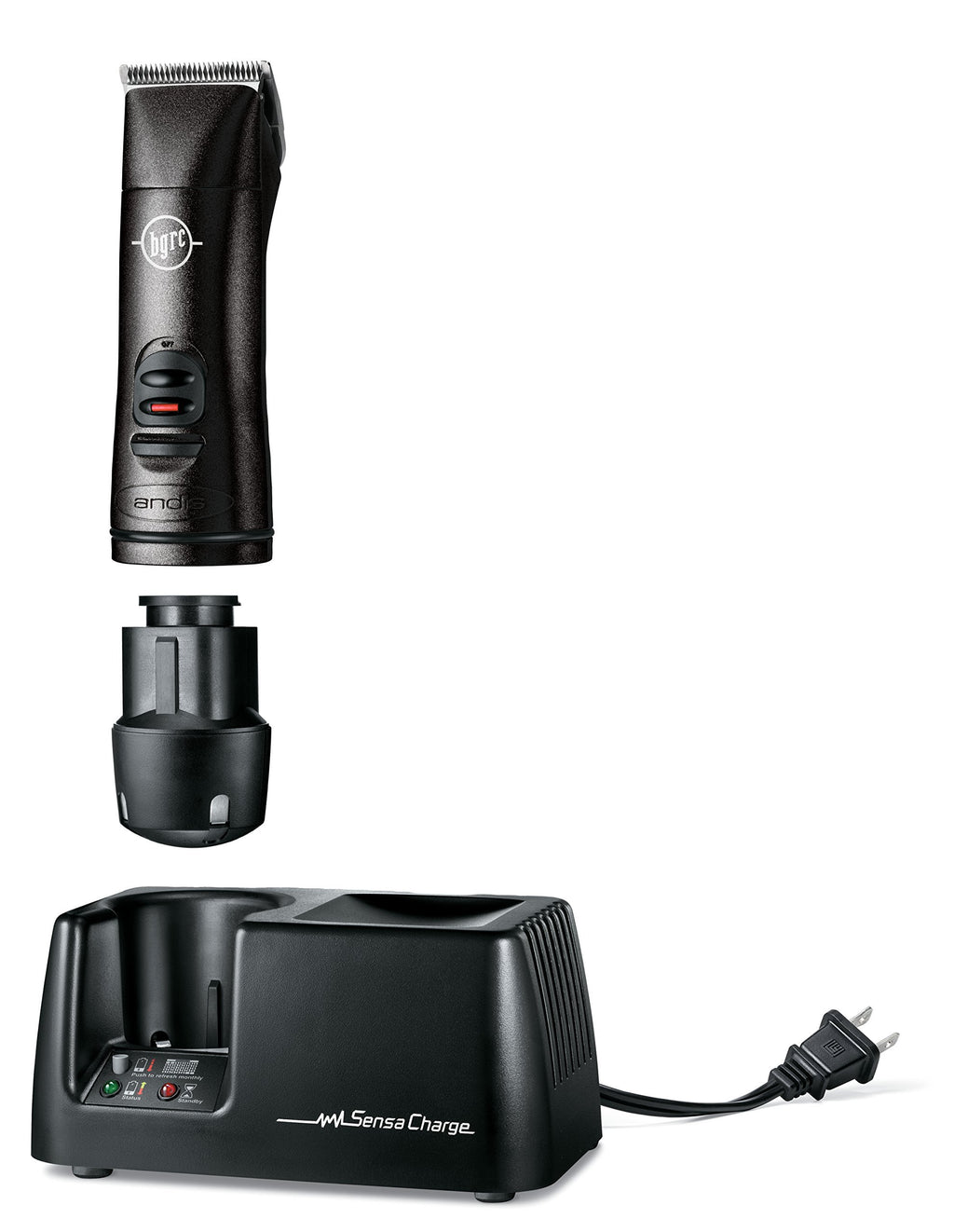 Andis 63700 BGRC Hair Clipper with Detachable Blade, Black Matte