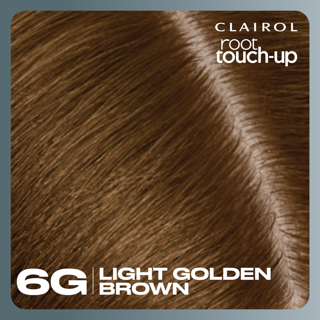 Clairol Root Touch-Up by Nice'n Easy Permanent Hair Dye, 6G Light Golden Brown Hair Color| 100% Gray Coverage | Easy Brush Application | Matches Professional Salon Shades | Pack of 1