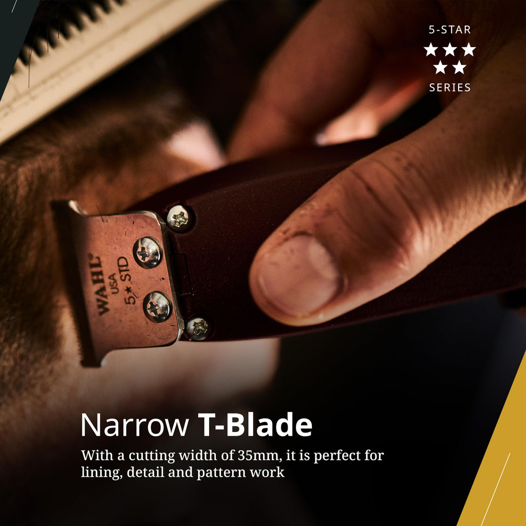 Wahl Professional Adjustable T-Shaped Trimmer Blade, Precision Replacement Blade for Detailer and Hero Trimmers