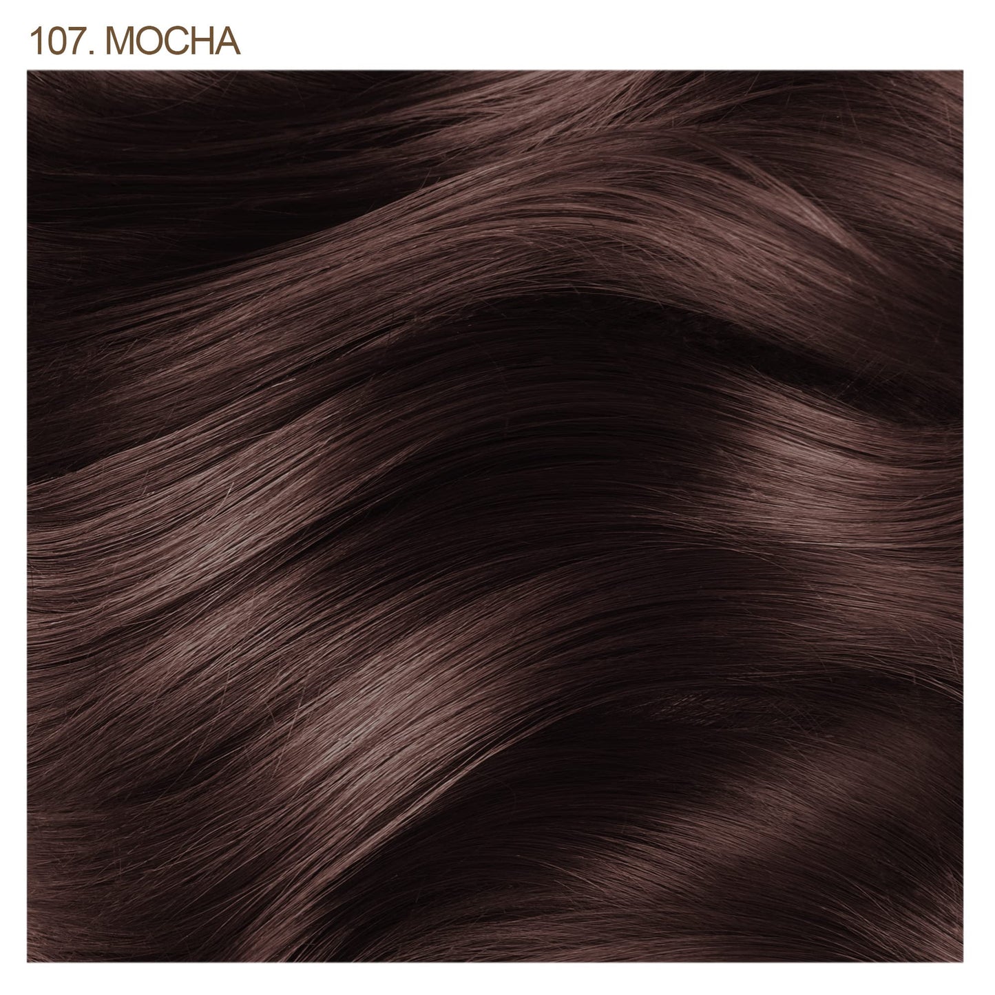Adore Semi Permanent Hair Color - Vegan and Cruelty-Free Hair Dye - 4 Fl Oz - 107 Mocha (Pack of 1)