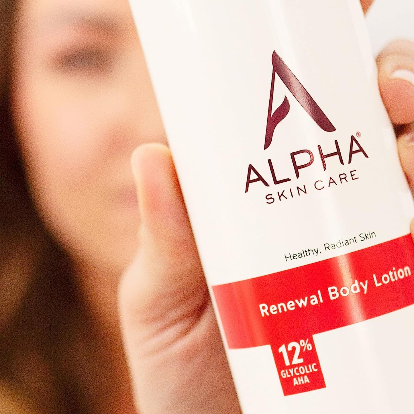 Lotion revitalisante pour le corps Alpha Skin Care avec 12 % d'AHA glycolique, hydratant quotidien multi-usages simple et efficace, hydrate et exfolie avec anti-âge, 12 oz