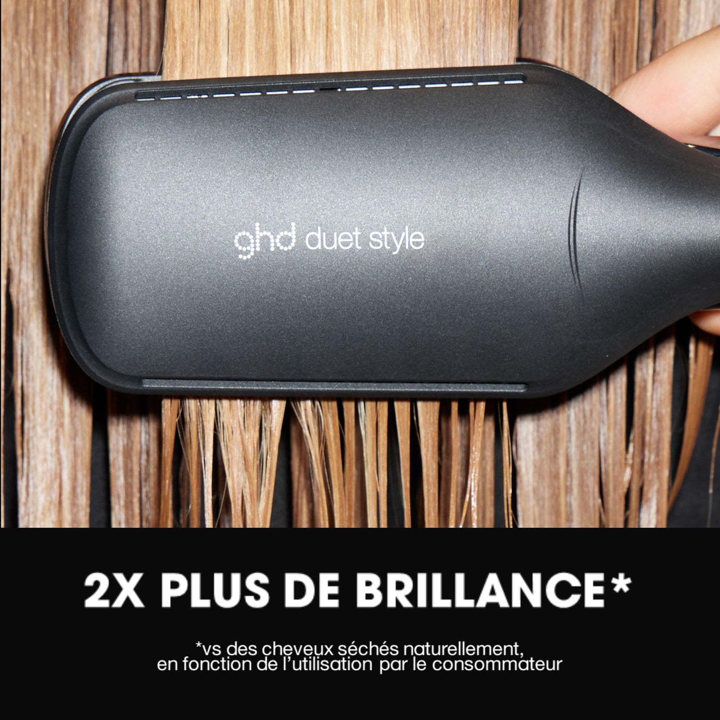 ghd - Lisseur séchant ghd Duet Style - Lisseur Séchant 2-en-1（黑色） - Sèche et lisse sans chaleur extrême - Des cheveux doux et lisses 吊坠 72H - Idéal tous types de cheveux, sur cheveux mouillés