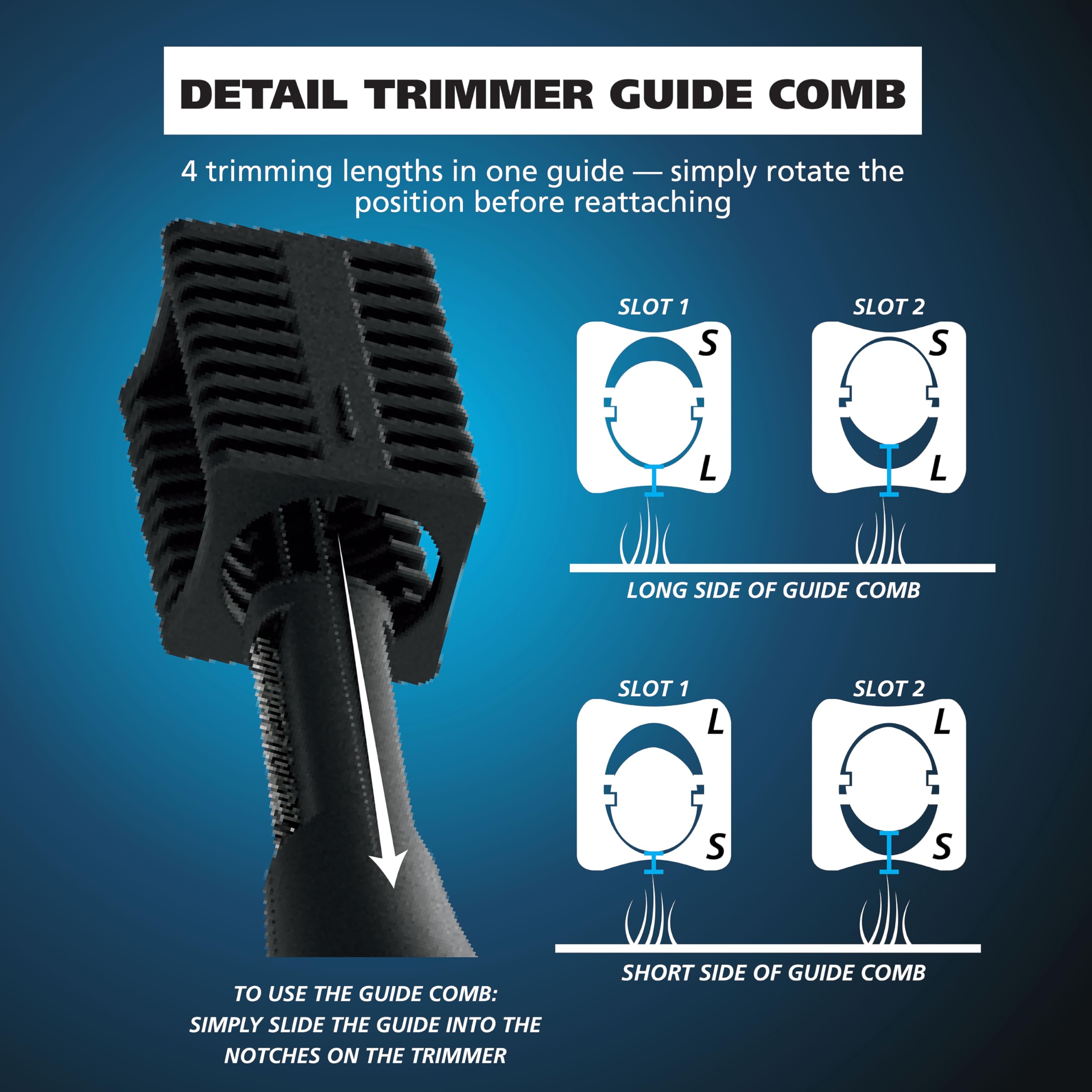 Wahl DualTech® Pro Series® 2 in 1 Lithium Battery Dual Sided Eyebrow Trimmer and Nose Hair Trimmer for Men – Model 3025698