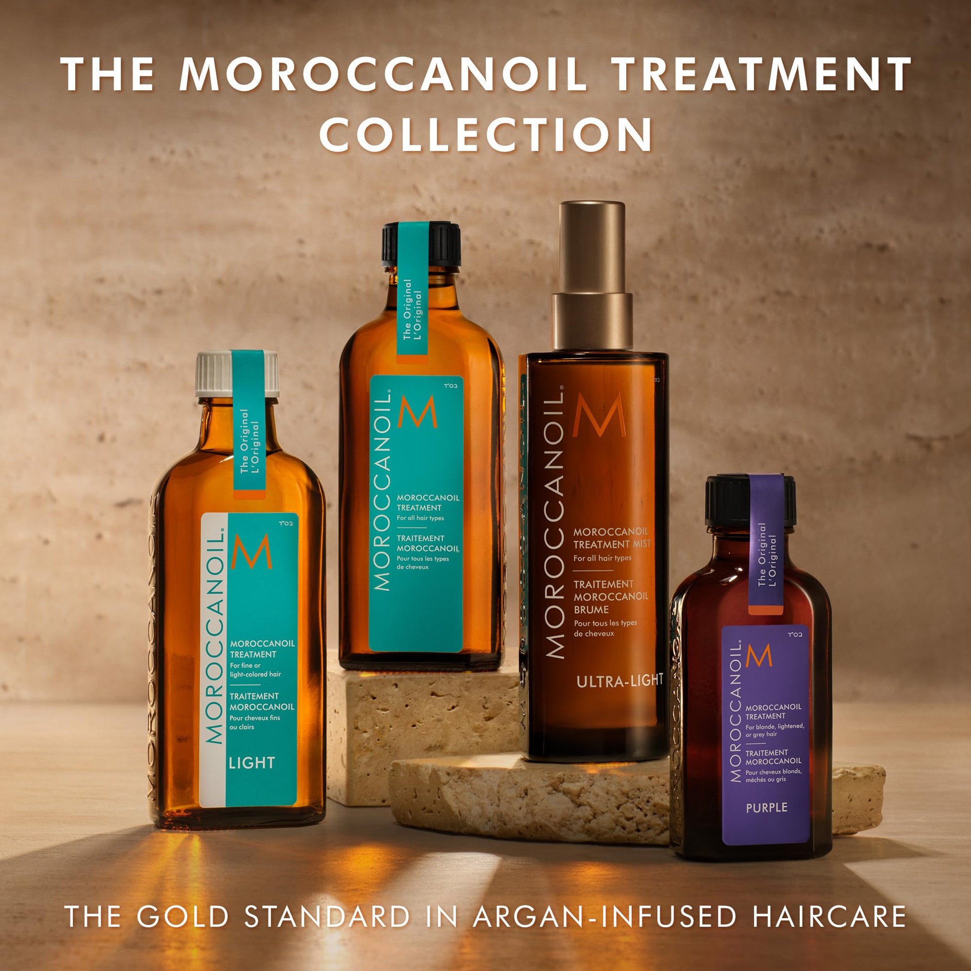 Rosy Brown Moroccanoil Treatment Purple Hair Oil for Blonde Hair, 0.85 Fl. Oz.