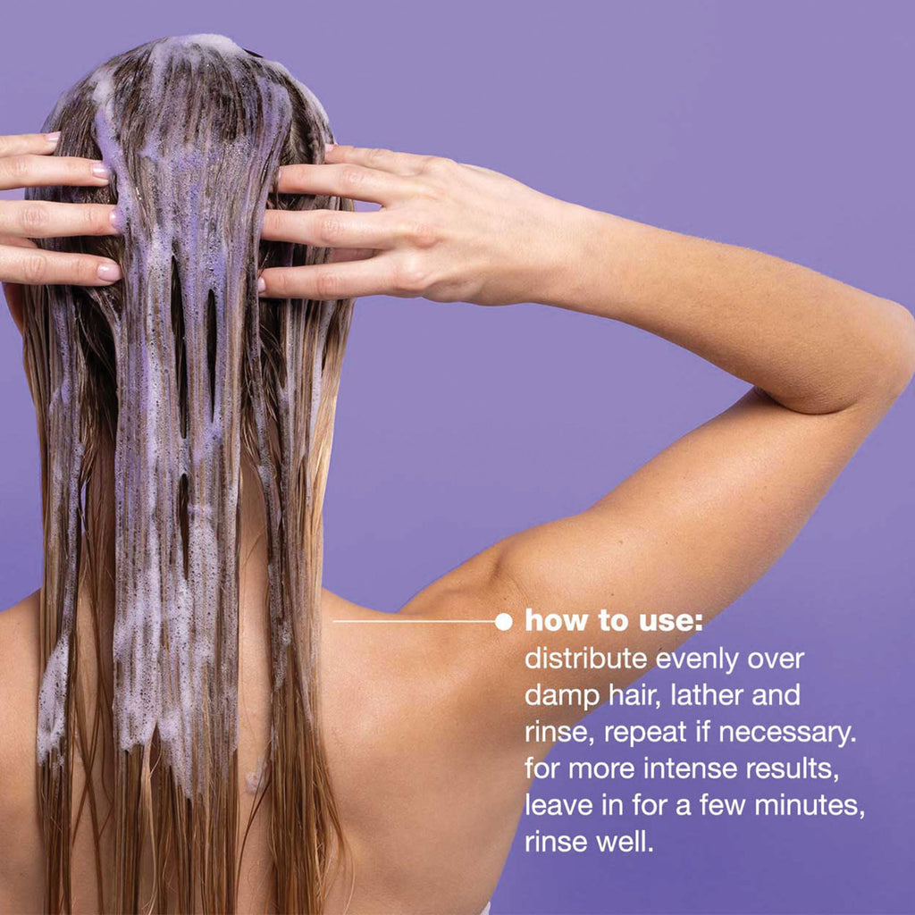 milk_shake Silver Shine Purple Shampoo 10.1 Fl Oz + Silver Shine Purple Conditioner 8.4 Fl Oz - Blonde Shampoo and Conditioner for Brassy Hair