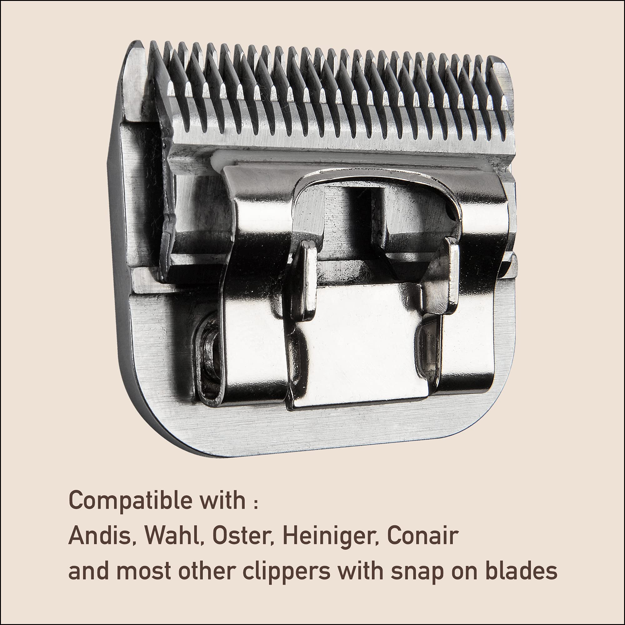 FURZONE 30 Blades for Dog Grooming, Size 30 1/50" Dog Clipper Blade, Made of Extra Durable Japanese Steel, Compatible with Most Andis, Oster, Wahl A5 Clippers