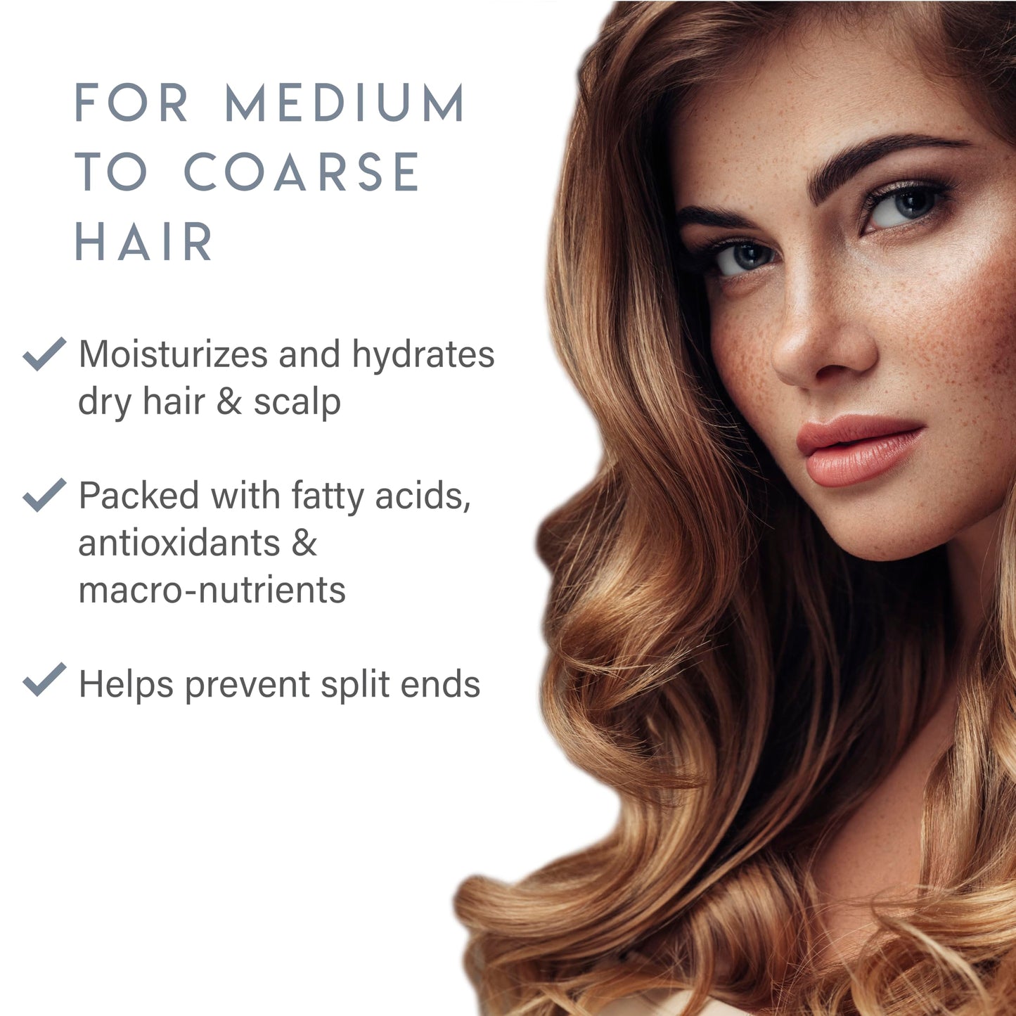 Shampoing hydratant à l'eau de coco ALURAM pour hommes et femmes, hydratation et brillance pour cheveux à texture moyenne à épaisse, 350 ml