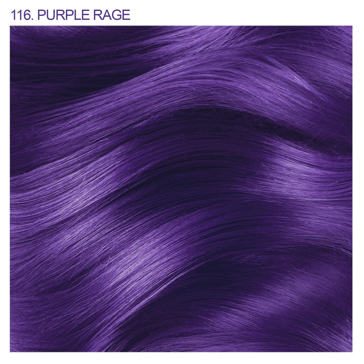 Adore Semi Permanent Hair Color - Vegan and Cruelty-Free Hair Dye - 4 Fl Oz - 116 Purple Rage (Pack of 1)