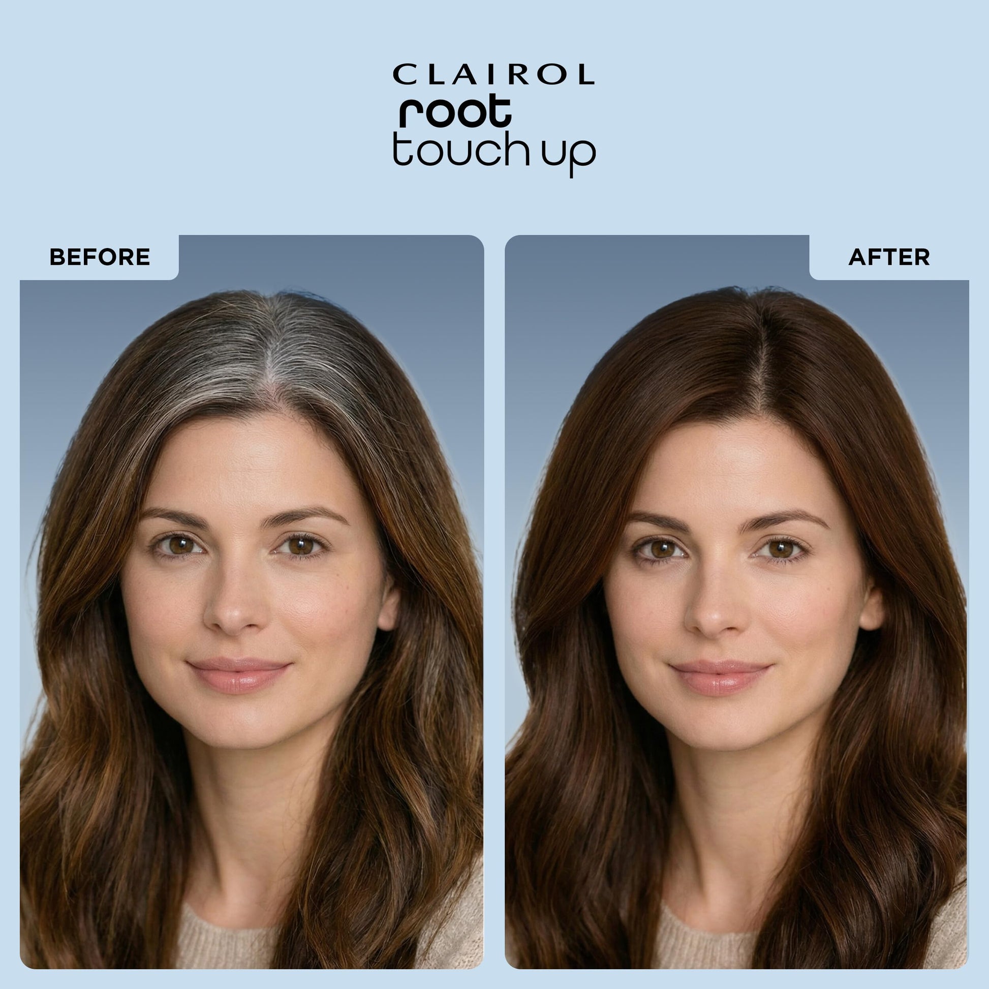 Light Gray Clairol Root Touch-Up Temporary Hair Coloring Spray, Light Brown Hair Color | Instant Natural-Looking Gray Root Coverage | Ammonia Free | Lightweight Formula | Pack of 1