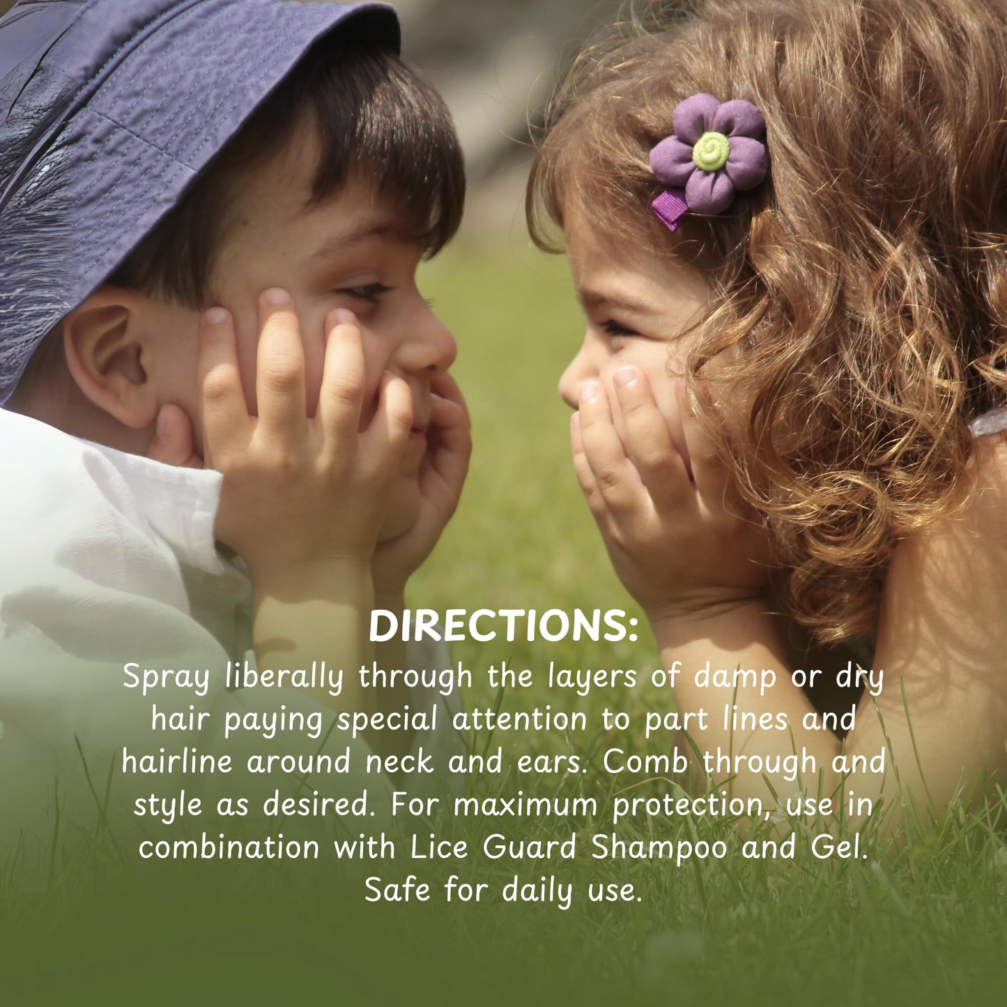 Little Green Kids Lice Guard Detangling Spray, Hair Detangler For Kids, Lice Prevention Spray, Contains Tea Tree Oil, 8oz