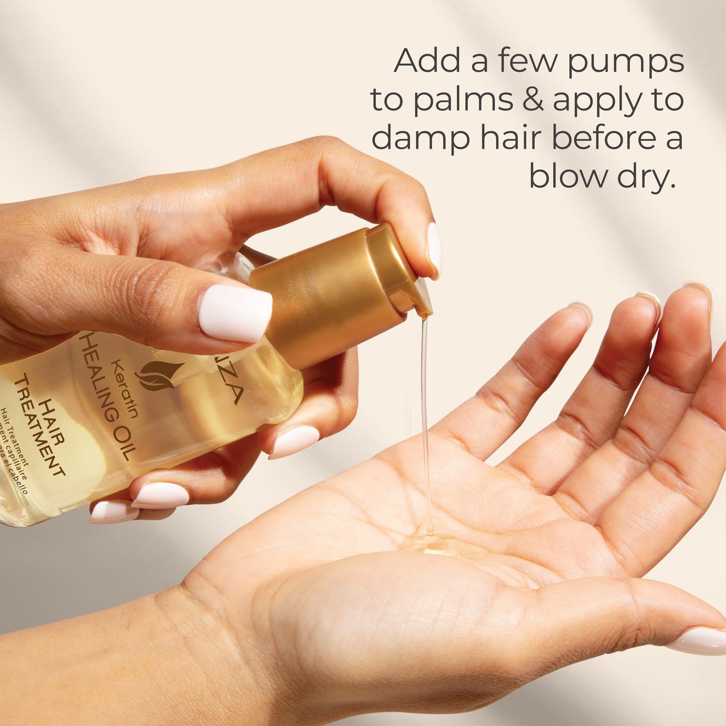 L'ANZA Keratin Healing Hair Oil Treatment, Keratin Hair Treatment, Hair Oil For Damaged Hair, Revives & Nourishes, Sulfate Free Healing Oil for Hair with Phyto IV Complex, Cruelty Free Hair Care