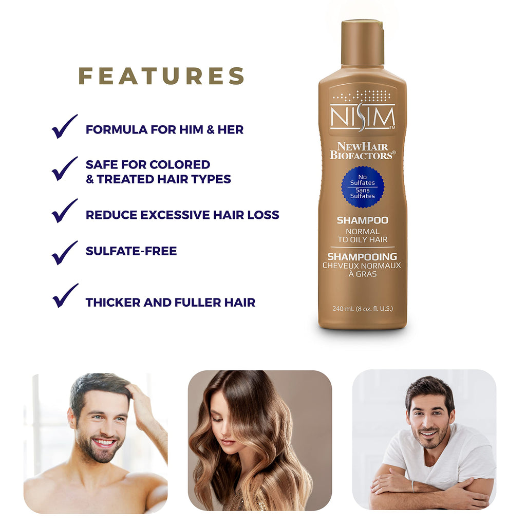 Nisim - Normal to Oily Shampoo No Sulfates 8 oz